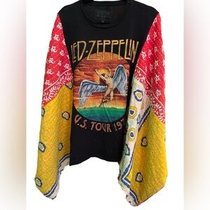 Led Zeppelin Poncho Rocktop